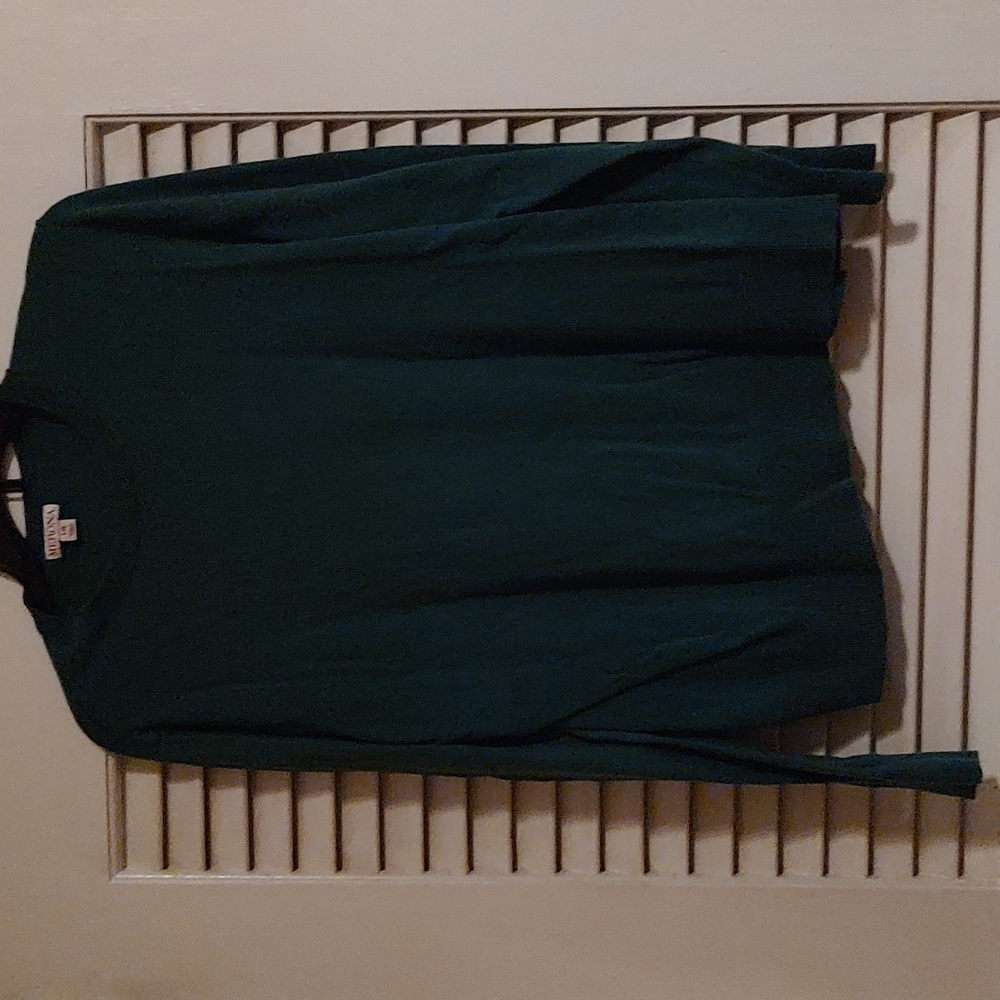 Merona Cotton Blend Sweater Green in Size Large